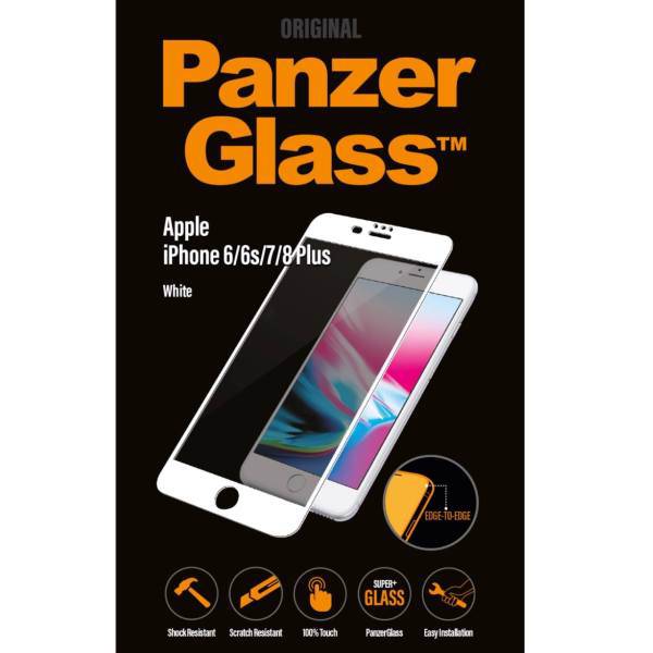 panzerglass for iphone 8 plus، محافظ صفحه نمایش پنزر گلس مناسب برای گوشی آیفون 8 پلاس