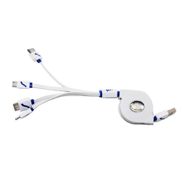 کابل تبدیل USB به لایتنینگ/microUSB/USB-C مدل ESI