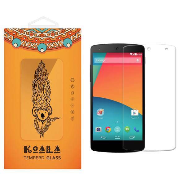 KOALA Tempered Glass Screen Protector For LG Nexus 5، محافظ صفحه نمایش شیشه ای کوالا مدل Tempered مناسب برای گوشی موبایل ال جی Nexus 5