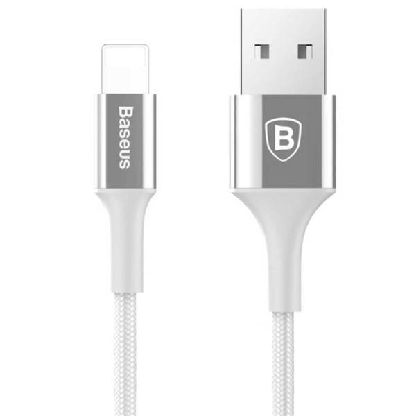 Baseus Mirror USB To Lightning Cable 1m، کابل تبدیل USB به لایتنینگ باسئوس مدل Mirror طول 1 متر