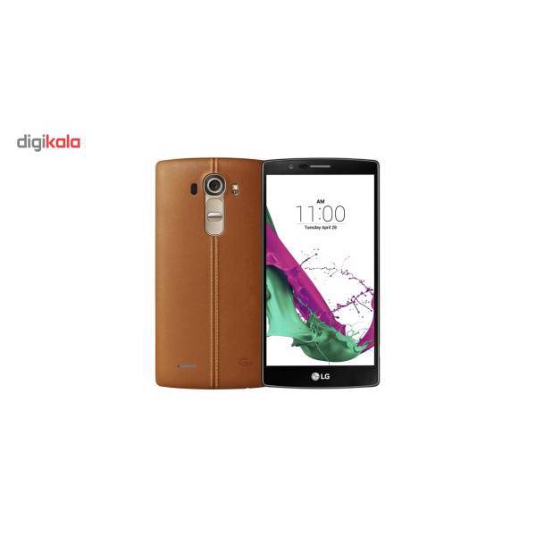 LG G4 H818P Dual SIM 32GB Mobile Phone، گوشی موبایل ال‌جی مدل G4 H818P دو سیم‌کارت ظرفیت 32 گیگابایت با قاب پشتی چرمی