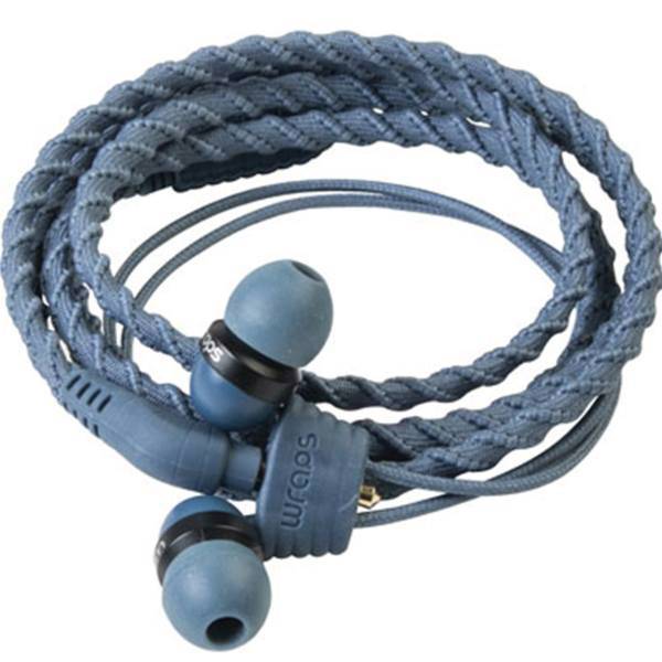Wraps Talk Denim Wristband Headphones، هدفون طرح دست‌بند رپس مدل Talk Denim