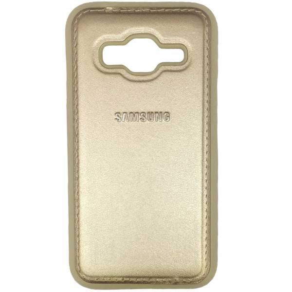 TPU Leather Design Cover For Samsung Galaxy J1 Mini Prime، کاور ژله ای طرح چرم مدل مناسب برای گوشی موبایل سامسونگ Galaxy J1 Mini Prime