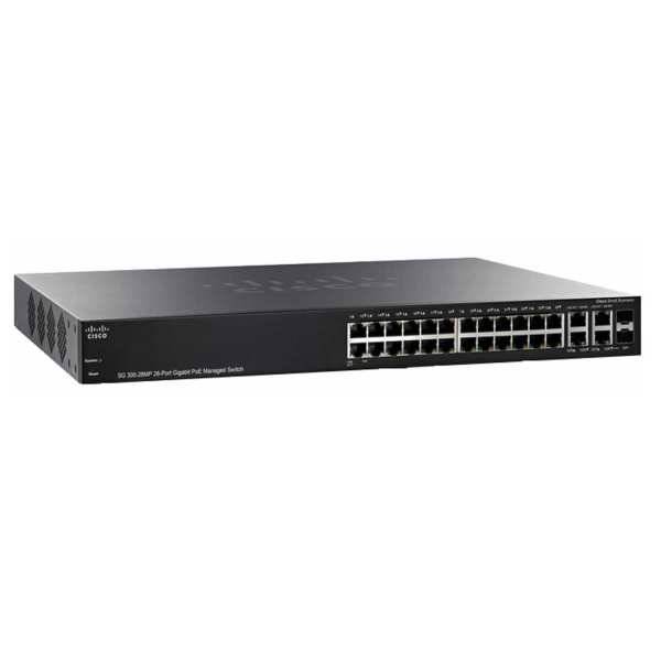 Cisco SG300-28MP 28 Port Switch، سوئیچ 28 پورت سیسکو مدل SG300-28MP
