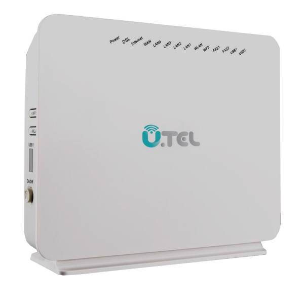 U.TEL V304F Wireless VDSL2/ADSL2 Plus Modem Router، مودم روتر VDSL2/ADSL2 Plus بی سیم یوتل مدل V304F