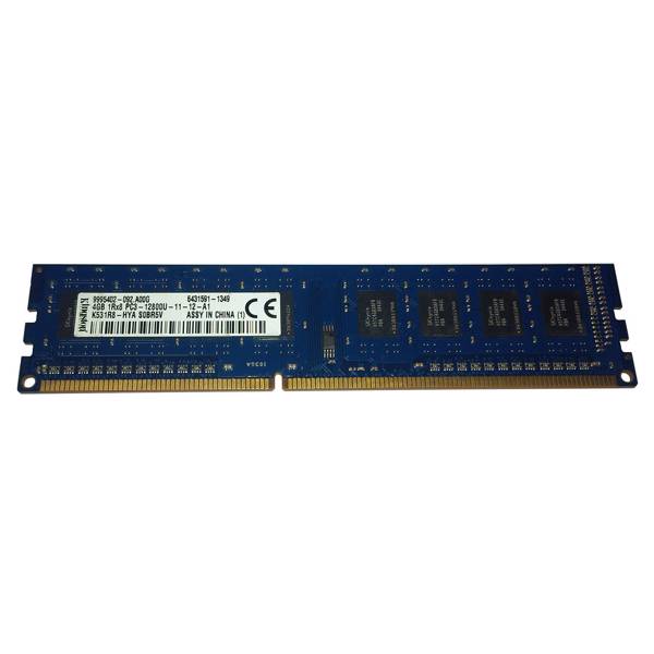 Kingston DDR3 -12800 1600MHz Desktop RAM 4GB، رم کامپیوتر کینگستون مدل DDR3 -12800 1600MHz ظرفیت 4 گیگابایت