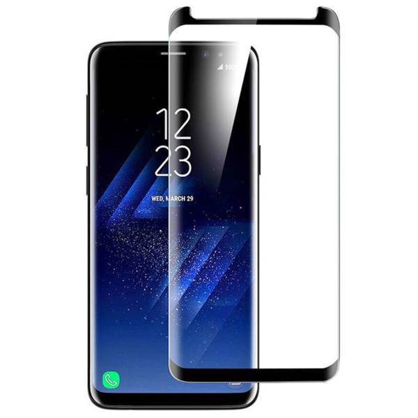 Edge Glue Glass Screen Protector For Samsung S9، محافظ صفحه نمایش مدل Edge Glue مناسب برای گوشی موبایل سامسونگ S9