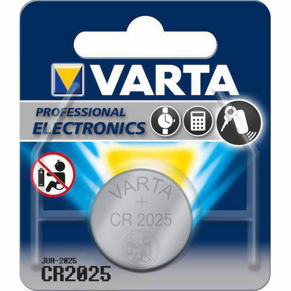 Varta CR2025 Lithium Battery، باتری سکه‌ ای وارتا مدل CR2025