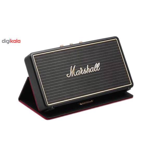 Marshall Stockwell Bluetooth Speaker With Flip Cover، اسپیکر بلوتوثی مارشال مدل Stockwell همراه با کیف کلاسوری