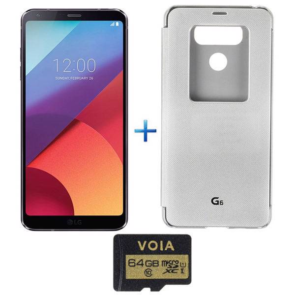 LG G6 H870S Dual SIM Mobile Phone With Gift Bundle، گوشی موبایل ال جی مدل G6 H870S دو سیم‌کارت به همراه باندل هدیه