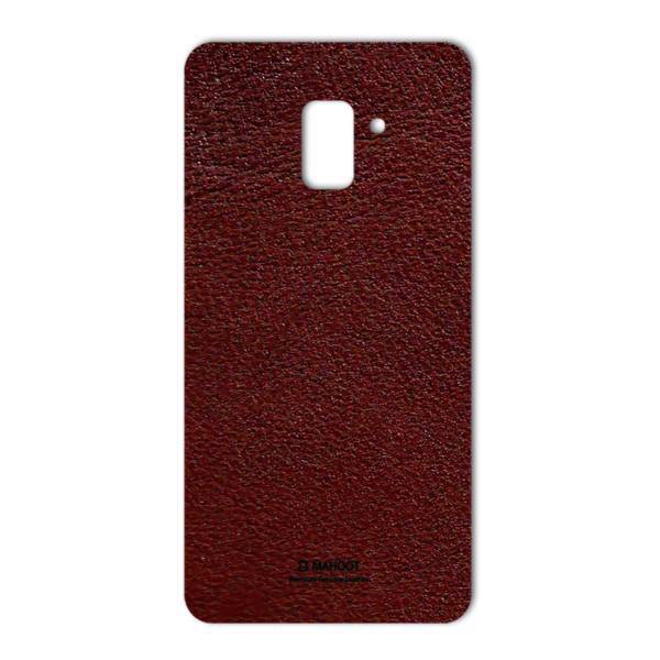 MAHOOT Natural Leather Sticker for Samsung A8 Plus 2018، برچسب تزئینی ماهوت مدلNatural Leather مناسب برای گوشی Samsung A8 Plus 2018