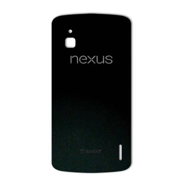 MAHOOT Black-suede Special Sticker for Google Nexus 4، برچسب تزئینی ماهوت مدل Black-suede Special مناسب برای گوشی Google Nexus 4