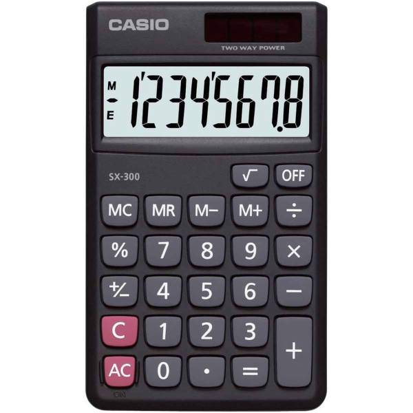 Casio SX-300 Calculator، ماشین حساب کاسیو مدل SX-300