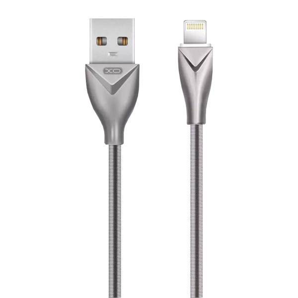 XO NB26 USB To Lightning Iphone Cable 1m، کابل تبدیل USB به لایتنینگ آیفون ایکس او مدل NB26 به طول 1 متر