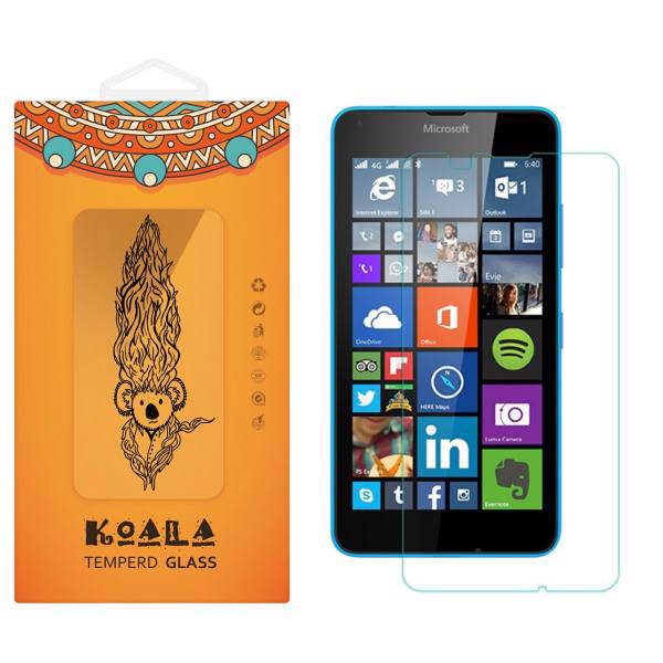 KOALA Tempered Glass Screen Protector For Microsoft Lumia 640، محافظ صفحه نمایش شیشه ای کوالا مدل Tempered مناسب برای گوشی موبایل مایکروسافت لومیا 640