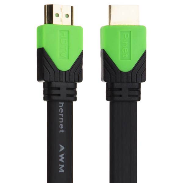 P-net HDTV 2.0 HDMI Cable 5m، کابل HDMI پی نت مدل HDTV 2.0 طول 5 متر