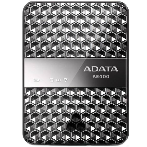 Adata DashDrive Air AE400 Wireless Storage Reader with Power Bank، اکسس پوینت بی‌سیم و شارژر همراه ای دیتا مدل DashDrive Air AE400
