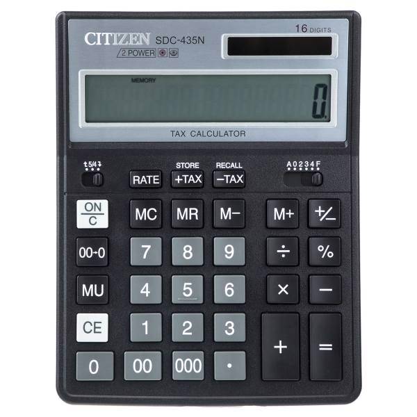 Citizen SDC-435N Calculator، ماشین حساب سیتیزن مدل SDC-435N