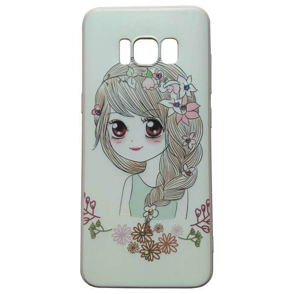 Phone covers samsung s8، قاب گوشی موبایل طرح دختر بچه رنگ صورتی مناسب برای samsung s8