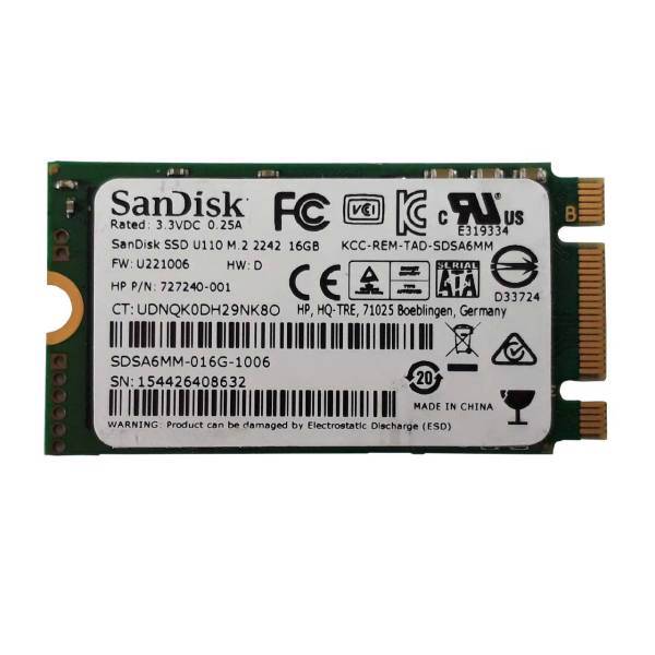 SanDisk U110 Internal SSD - 16GB، اس اس دی اینترنال سن دیسک مدل U110 ظرفیت 16 گیگابایت