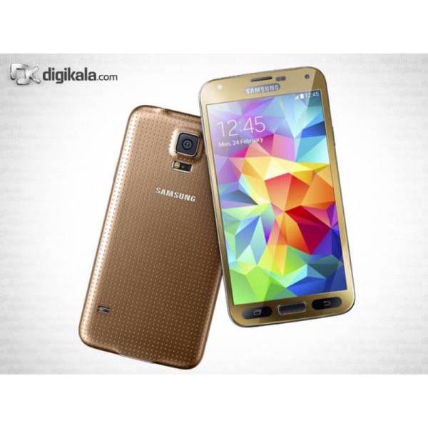 Gold Hard Tempered Glass Screen Guard Samsung Galaxy S5، محافظ صفحه نمایش طلایی سخت تمپرد سامسونگ گلکسی اس 5