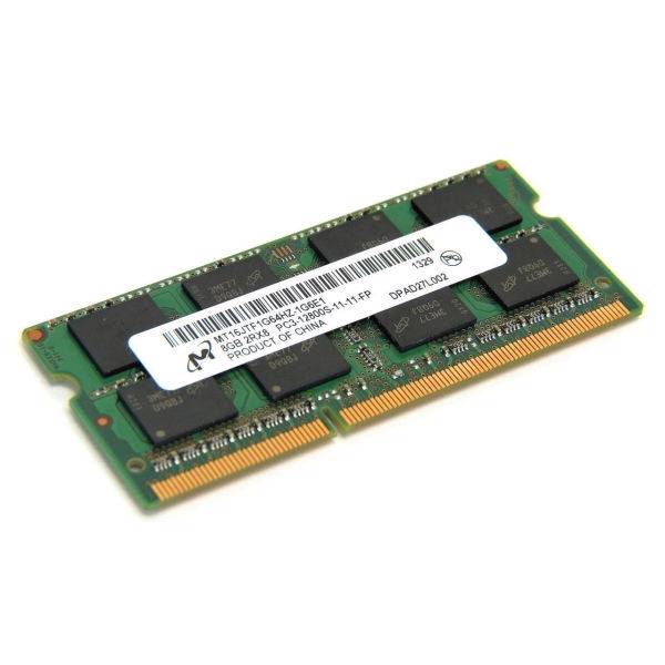 Micron DDR3 PC3 12800s MHz RAM 8GB، رم لپ تاپ میکرون مدل DDR3 PC3 12800S MHz ظرفیت 8 گیگابایت