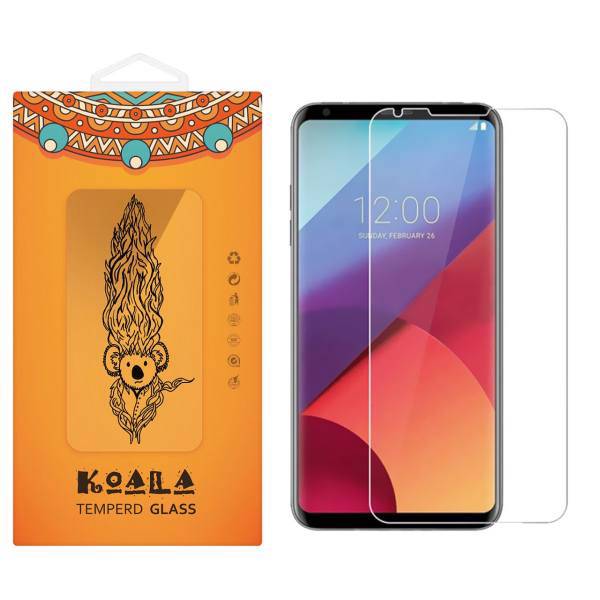 KOALA Tempered Glass Screen Protector For LG V30 Plus، محافظ صفحه نمایش شیشه ای کوالا مدل Tempered مناسب برای گوشی موبایل ال جی V30 Plus
