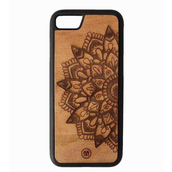 Mizancen Sun wood cover for iPhone 7/8، کاور چوبی میزانسن مدل Sun مناسب برای گوشی آیفون 7/8