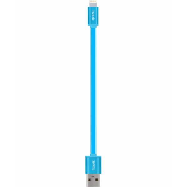 Havit HV-CB568 Flat USB To Lightning Cable 0.18m، کابل تخت تبدیل USB به لایتنینگ هویت مدل HV-CB568 به طول 0.18 متر