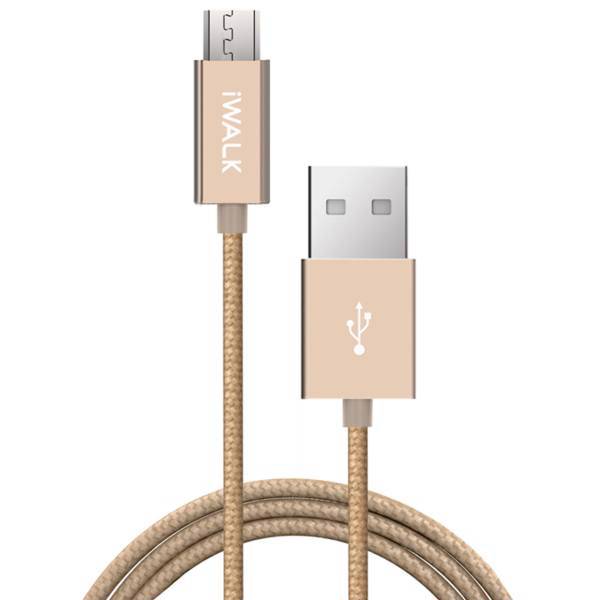 iWalk CSS002M USB To microUSB Cable 2m، کابل تبدیل USB به microUSB آی واک مدل CSS002M طول 2 متر