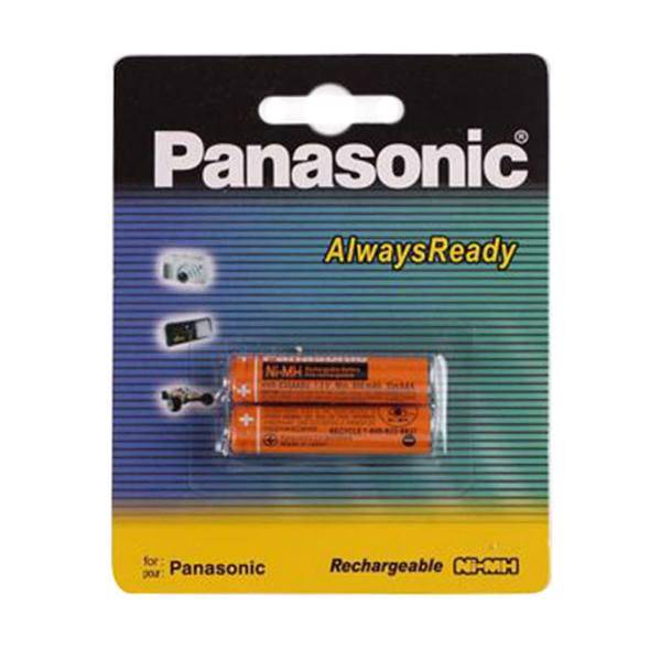 Panasonic HHR-3MRT/2BM Rechargeable AAA Battery Pack Of 2، باتری نیم قلمی قابل شارژ پاناسونیک مدل HHR-3MRT/2BM