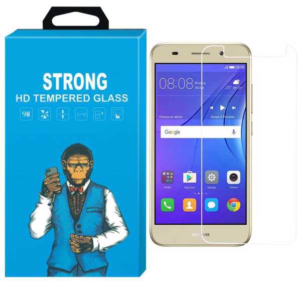 Strong Tempered Glass Screen Protector For Houawei Y3 2017، محافظ صفحه نمایش شیشه ای تمپرد مدل Strong مناسب برای گوشی هواوی Y3 2017