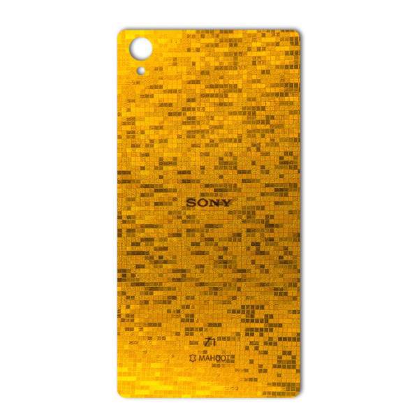 MAHOOT Gold-pixel Special Sticker for Sony Xperia Z1، برچسب تزئینی ماهوت مدل Gold-pixel Special مناسب برای گوشی Sony Xperia Z1