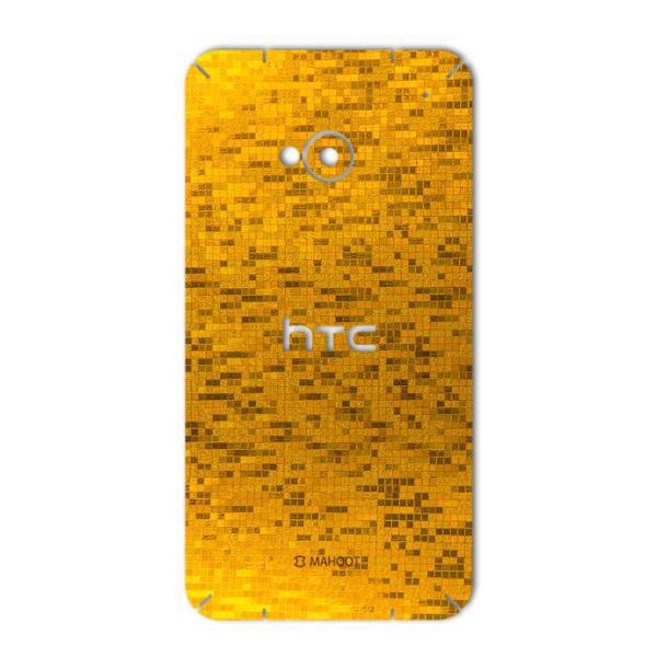 MAHOOT Gold-pixel Special Sticker for HTC M7، برچسب تزئینی ماهوت مدل Gold-pixel Special مناسب برای گوشی HTC M7