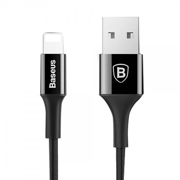 Baseus Yiven USB To Lightning Cable 60cm، کابل تبدیل USB به Lightning باسئوس مدل Yiven به طول 60 سانتی متر