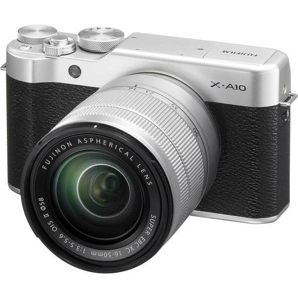 Fujifilm X-A10 Mirrorless Digital Camera with 16-50mm Lens، دوربین دیجیتال بدون آینه فوجی فیلم مدل X-A10 به همراه لنز 50-16 میلی‌متر