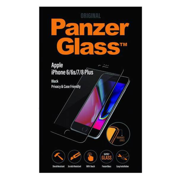Panzer Glass Iphone 6/6S/7/8 Plus، محافظ صفحه نمایش پنزر گلس مناسب برای گوشی موبایل Iphone 6/6S/7/8 Plus