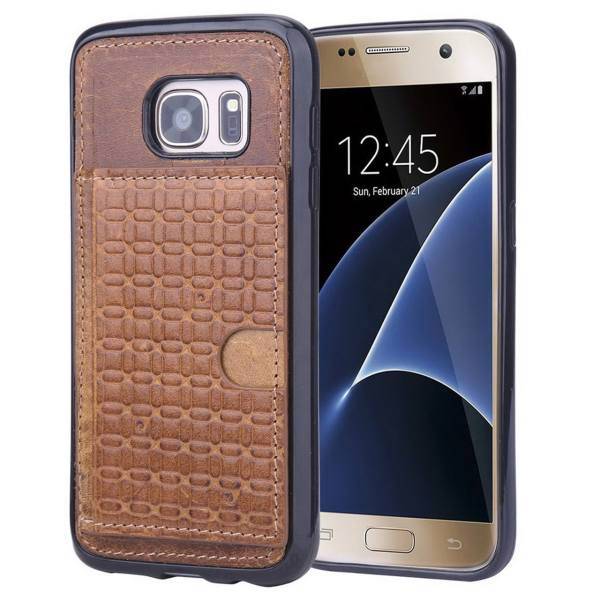 Pierre Cardin PCL-P18 Leather Cover For Samsung Galaxy S7، کاور چرمی پیرکاردین مدل PCL-P18 مناسب برای گوشی سامسونگ گلکسی S7