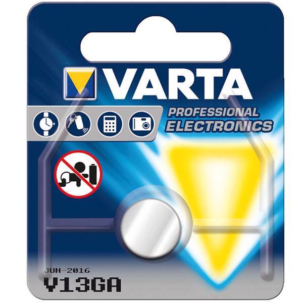 Varta V13GA Battery، باتری سکه ای وارتا مدل V13GA