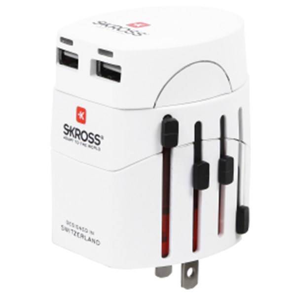 Skross World EVO USB Adapter، آداپتور اسکراس مدل World Adapter EVO USB