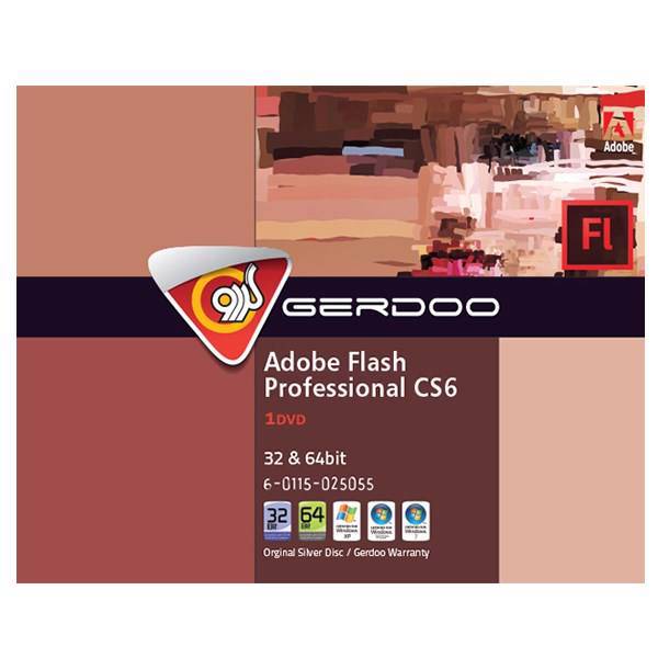 Gerdoo Of Softwares Adobe Flash Professional CS6، مجموعه نرم‌افزار گردو Adobe Flash Professional CS6