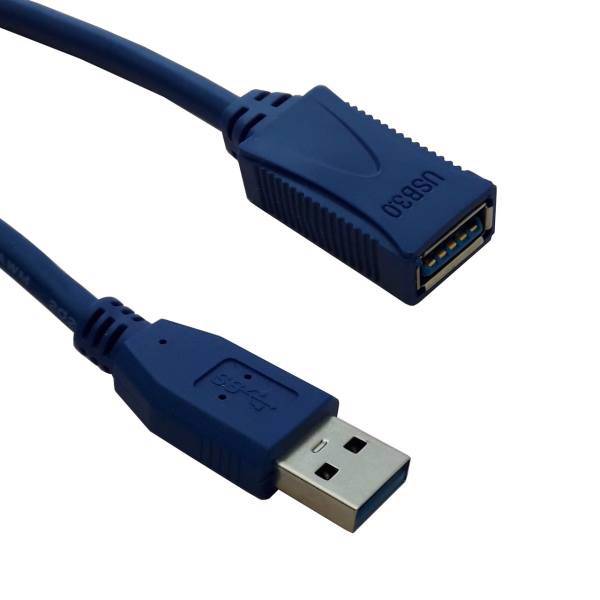 AM/AF USB 3.0 Extension Cable 5m، کابل افزایش طول USB 3.0 مدل AM/AF به طول 5 متر
