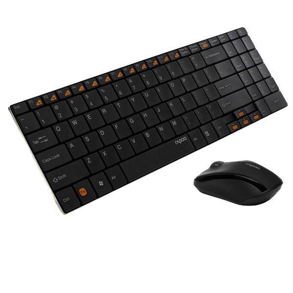 Rapoo 9060 Wireless Keyboard And Mouse With Persian Letters، کیبورد و ماوس بی‌سیم رپو مدل 9060 با حروف فارسی