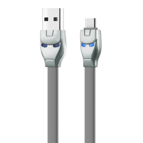 Hoco U14 Steel USB To Type-c Cable 1.2m، کابل تبدیل USB به Type-c هوکو مدل U14 Steel به طول 1.2 متر