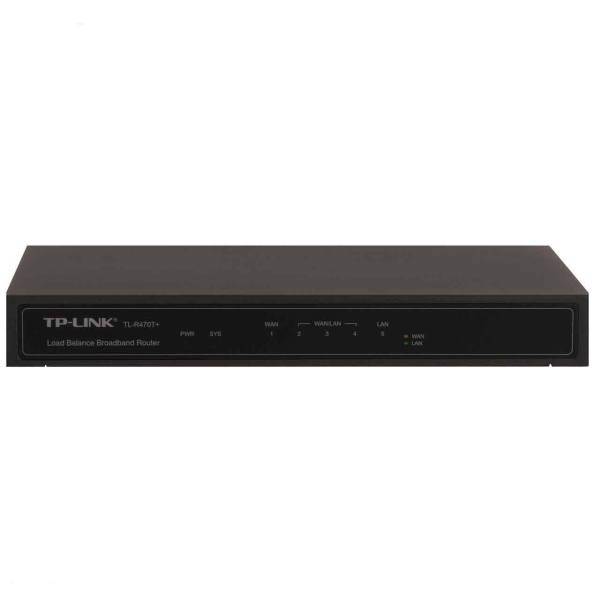 TP-LINK TL-R470T Plus Load Balance Broadband Router، روتر و متعادل کننده پهنای باند تی پی-لینک مدل TL-R470T Plus