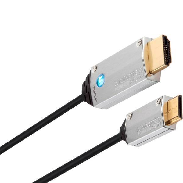 Monster Super Thin HDMI To HDMI Mini Cable 2.43m، کابل تبدیل HDMI به HDMI Mini مانستر مدل Super Thin به طول 2.43 متر