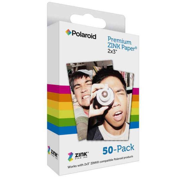Polaroid Premium ZINK Photo Paper Pack of 50، کاغذ چاپ سریع پولاروید مدل Premium ZINK بسته 50 عددی