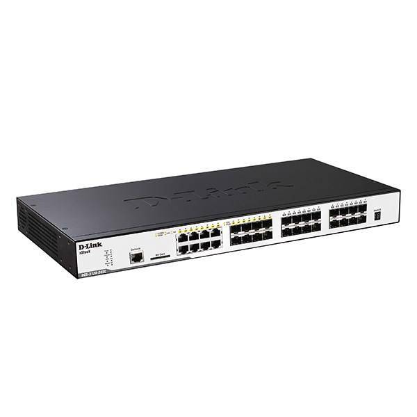 D-Link DGS-3120-24SC xStack L2 Managed Stackable Gigabit Switch، سوییچ 24 پورت مدیریتی دی-لینک مدل DGS-3120-24SC