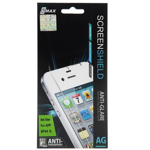 Vmax Screen Shield Glass Screen Protector For Apple iPhone 5، محافظ صفحه نمایش شیشه ای ویمکس مدل Screen Shield مناسب برای گوشی موبایل اپل iPhone 5