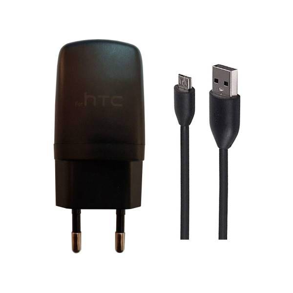 HTC TC U250 Wall Charger With Cable، شارژر دیواری اچ تی سی مدل TC U250 همراه با کابل